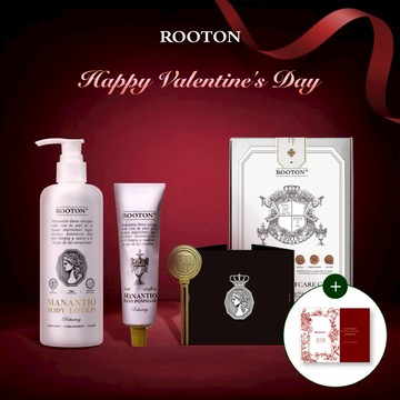 快速出貨【ROOTON】情人節快樂！淨粹植潤身體乳300ml+淨粹植潤護手霜50ml+赫柏之鑰擠膏器+情人節小卡+淨粹手提禮盒(LINE獨家情人節禮物)