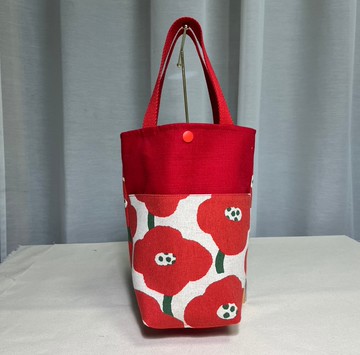 環保飲料散步包 - 防潑水內裏 可手提/肩側背 - 紅色系