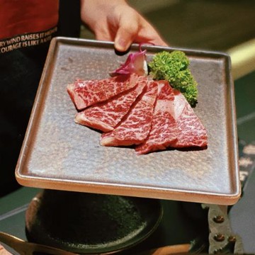 日式烤肉盤子創意陶瓷壽司燒鳥烤串盤正方和牛排平盤日本料理餐具