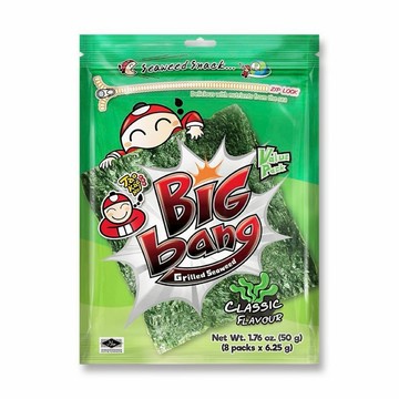 「現貨免運」 泰國🇹🇭 小老板超級大海苔超值包原味/辣味 50g 😂 小老闆很多商品拉🥲