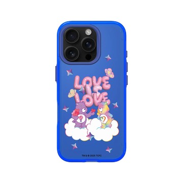 iPhone 16 Pro Clear 激光藍 - Care Bears - Love Is Love