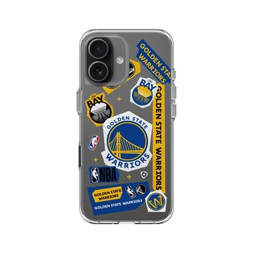 iPhone 17 Clear Case（相機按鈕） 透明 - NBA - 拼貼系列-金州勇士 Golden State Warriors - Collage