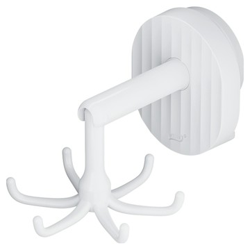 TAILI 太力 真空吸盤六爪旋轉掛勾架 AW900  白色  1個