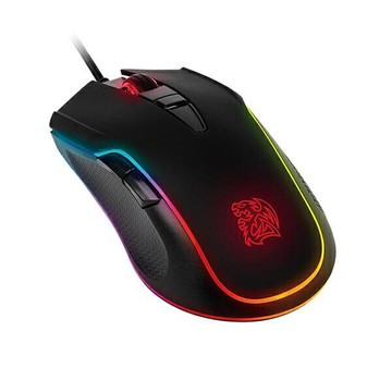 【獨家！另享10%回饋】Tt eSPORTS 曜越 奈諾司 RGB 電競光學滑鼠/EMO-NRR-WDOTBK-01