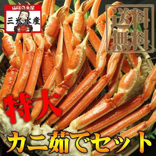 [送料無料]カニ茹でセット（かに カニ 蟹 ずわい ずわいがに　ボイル  足）約1.8kg 6~8肩