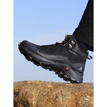 悍途男鞋登山鞋秋冬防水防滑戶外運動緩震輕便越野高幫爬山徒步鞋