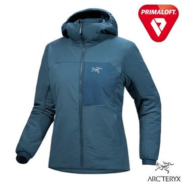 【ARCTERYX 始祖鳥】女 Proton Hoody 加強保暖化纖連帽軟殼外套.夾克_X000009095 夜色藍