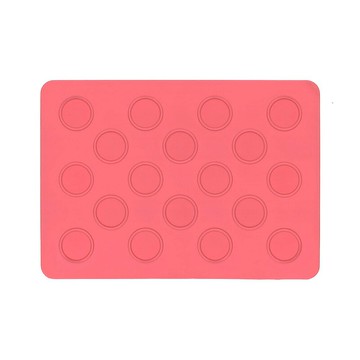 Dr. Cook 矽膠馬卡龍/曲奇焗爐墊 32.5cm x 23cm - 紅色