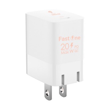 SEEHOT 嘻哈部落 Fast One 單口PD快速充電器 20W Max QC  白色  1盒