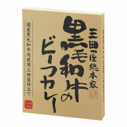 アイキューファームズ 三田屋総本家 黒毛和牛のビーフカレー 210g ×10 メーカー直送