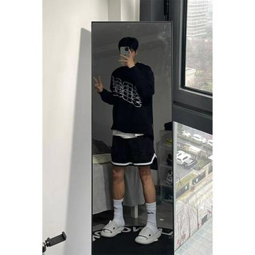 美式籃球跑步休閑運動短褲男oversize潮牌拳擊健身五分褲子夏外穿