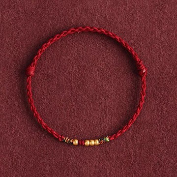 黃金999 一生手鍊手繩