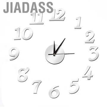 Jiadass JIADASS AKOZON無框grande Orologio A 3D Adesivo Wall