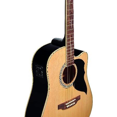 EKO Guitars String Acoustic-Electric Guitar, Right, Natural (06216600)