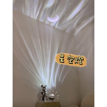 《胖胖ㄉ狗狗》星空燈 北極光 白月光 極光投影燈 臥室滿天星 小夜燈 生日禮物 送禮推薦 居家生活 居家裝飾