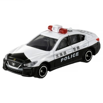 TOMICA No.033 日產 SKYLINE警車  7.1 x 2.7 x 3cm  黑白色  1個