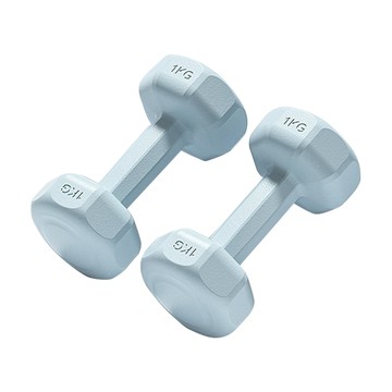 體育健身03 女士小啞鈴  18 x 9 x 10cm  天空藍  1kg  1個