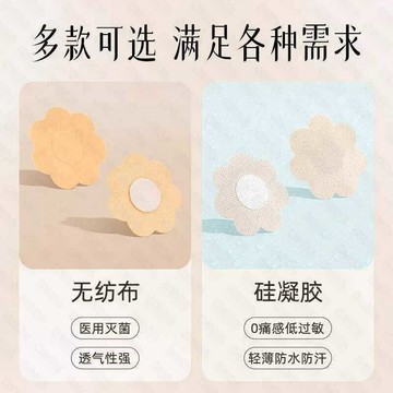 🔥台灣出貨 升級硅凝膠🚀無痕胸貼 一次性胸貼 隱形胸貼 防凸點胸貼 防走光貼 運動胸貼 馬拉松胸貼