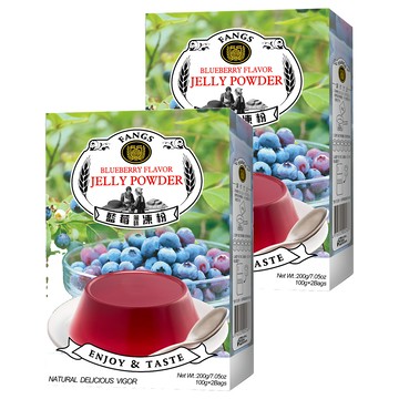 FANGS方氏 藍莓凍粉 輕鬆製作美味藍莓甜點  200g  2盒