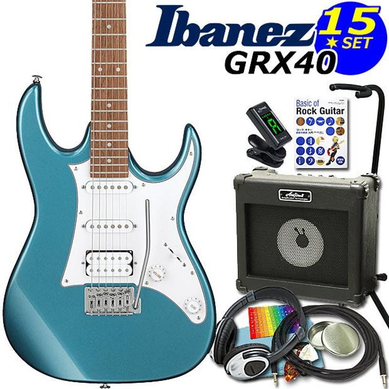 GIo Ibanez アイバニーズ GRX40 MLB エレキギター 初心者セット15点