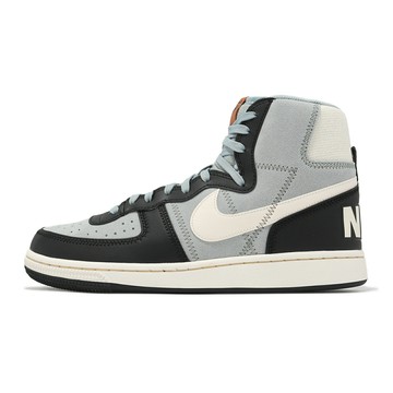 Nike 休閒鞋 Terminator High 男鞋 藍 黑 高筒 皮革 麂皮 復古 拼接