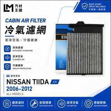 【LM汽材王國】冷氣濾網 TIIDA 2006-2012年 一代 C11 空調濾網 冷氣濾芯 NISSAN 裕隆