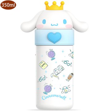 喜拿狗大耳狗不鏽鋼保溫杯水壺保冷保溫瓶350ml 730238(生日禮物 聖誕節 平輸品)【卡通小物】