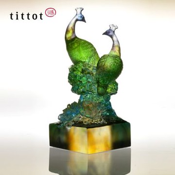 琉園tittot 華麗轉身 擺飾 升遷 入厝禮 退休 慶生 婚慶 水晶琉璃