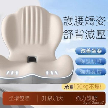 ⚡在臺出⚡坐墊辦公室久坐護腰靠墊矯正坐姿培養良好習慣成長型設計 RYUF