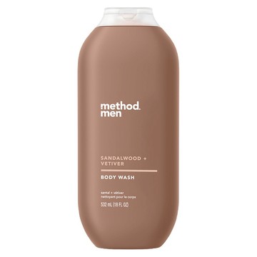 method 美則 男仕潔膚露 檀香岩蘭草  532ml  1瓶