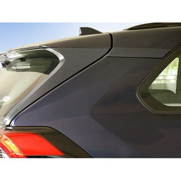 ~歐力斯~豐田 TOYOTA 19-25年 5代 RAV4 後三角飾條 側尾翼飾條 後尾翼三角 後車窗飾條 C柱飾條