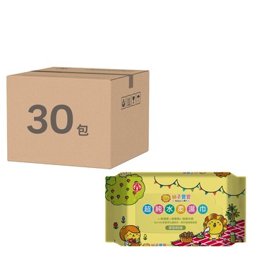 獅子寶寶 純水厚濕巾 30包 超純水 柔濕巾  80張