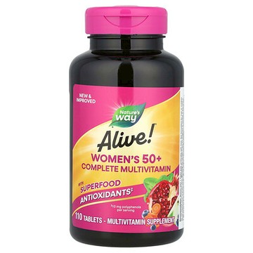 Nature's Way, Alive!® 50 歲以上女性多面多維生素，110 片