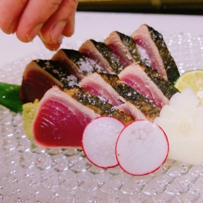 土佐の鰹タタキ片身とうなぎ蒲焼きセット