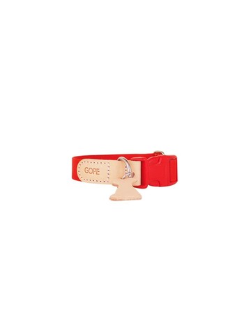 Wag Village Picture Dog Collar_Red