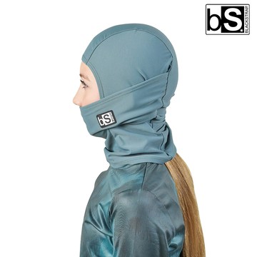 【紅利換購】BlackStrap Kids Hood Balaclava-S 童素色多功能頭套【Nautical/海藍色】