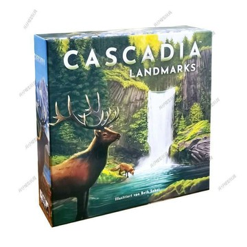 ✨臺灣熱銷✨Cascadia桌遊卡斯自然之旅卡迪亞含地標擴木質配件中文版卡牌遊戲