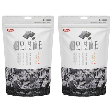 美味田 黑芝麻糕 原味 純素 口感Q彈 甜度適中 不黏牙  250g  2袋