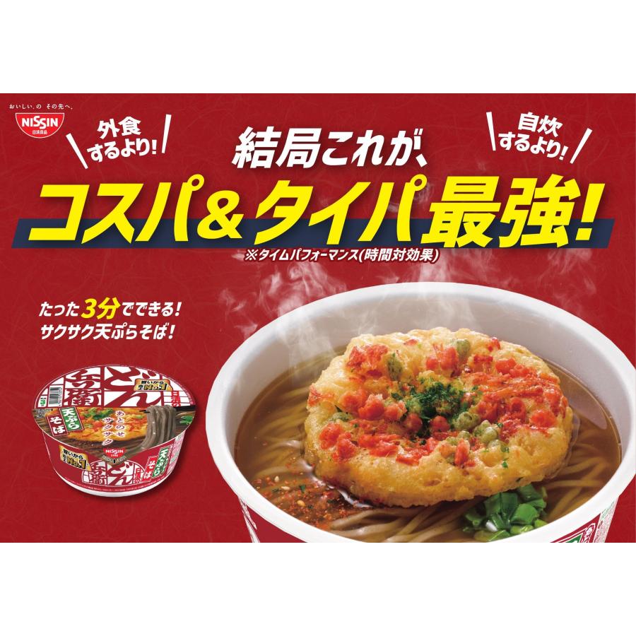 日清食品 どん兵衛 天ぷらそば [東] 100g×12個