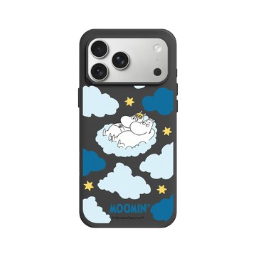 iPhone 17 Pro Max SolidX 黑 - Moomin - Moomin＆歌妮-雲上小戀曲