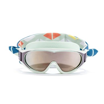 Marcus&Marcus - Marckids兒童頭帶式造型大框泳鏡 叢林圖騰