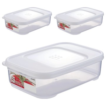 INOMATA 1656 790ml 冰箱收納食物保鮮盒  3個  1組