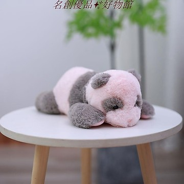 正品網紅熊貓幼崽 毛絨玩具 熊貓公仔 小熊貓玩偶 粉粉嫩嫩熊貓 熊貓幼崽 陪伴玩偶 禮物 交換禮 安撫娃娃 迷你小熊