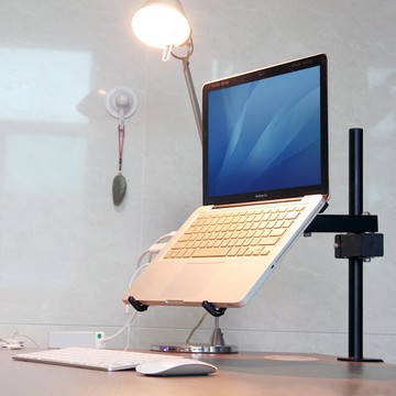 筆記本電腦散熱支架床頭宿舍萬向升降懶人折疊桌散熱托架Macbook