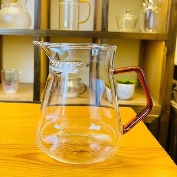 耐熱玻璃茶壺 月牙過濾壺加厚綠茶壺茶漏一體大容量分茶器泡茶壺