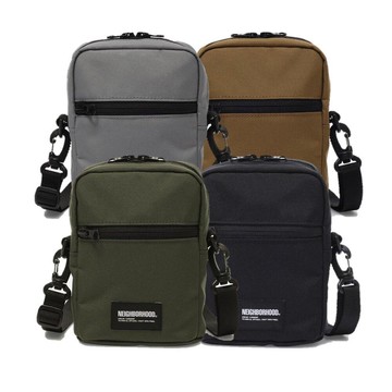 Neighborhood 肩背小包 橄欖綠黑灰卡其 251TQNH-CG02