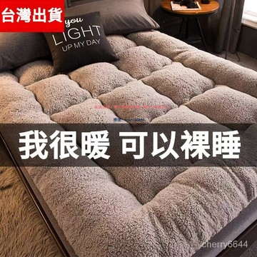 🈶48h在臺有貨+99免運🈶羊羔絨床墊 軟墊被家用床褥子0.9米墊子租房專用學生宿捨單人 GJCI