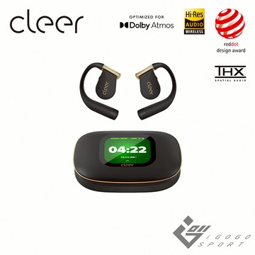 Cleer ARC 5 開放式AI真無線藍牙耳機(運動版)曜金黑