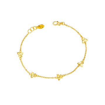 Jove gold JoveGold 微風吹過黃金手鍊