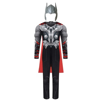 MARVEL 漫威 萬聖節變裝服 M  雷神索爾 灰黑色  1組